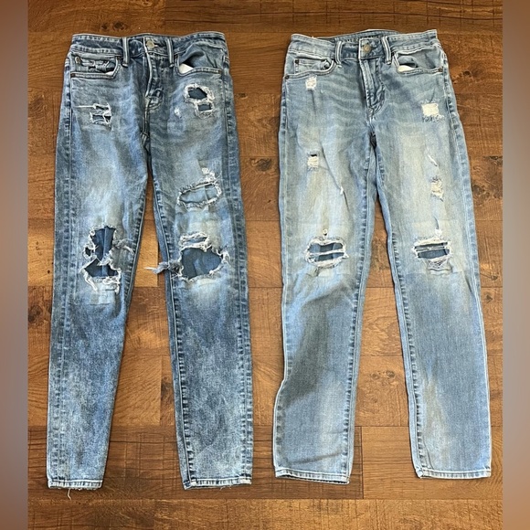 American eagle outfitters ne(x)t level air flexjeans-2 pairs men’s 28x32